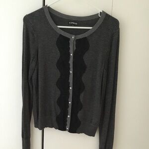 Express Button Front Cardigan size M